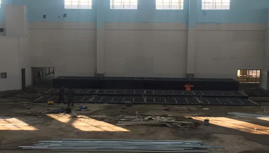 大型阶梯舞台安装